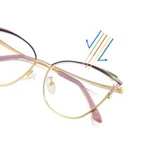Metal glasses with blue light and UV protection 9740-GT