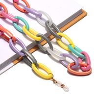 Стильная цепочка для очков с сердечками GB125