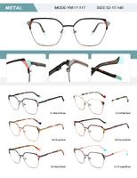 Metal frame for women with spring hinges YM111117-DA