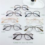 Оправа гибридная, металл + TR90, линзы с Blue Block покрытием SANTA TQ5672