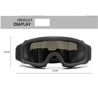 Очки защитные противоударные тактические +3 насадки ES001