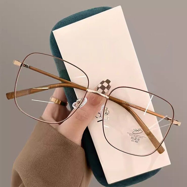 Metal glasses with Blue ray cut protection KY1143