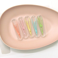 Plastic tweezers with individual pencil-box packaging X882, size 8.0 cm