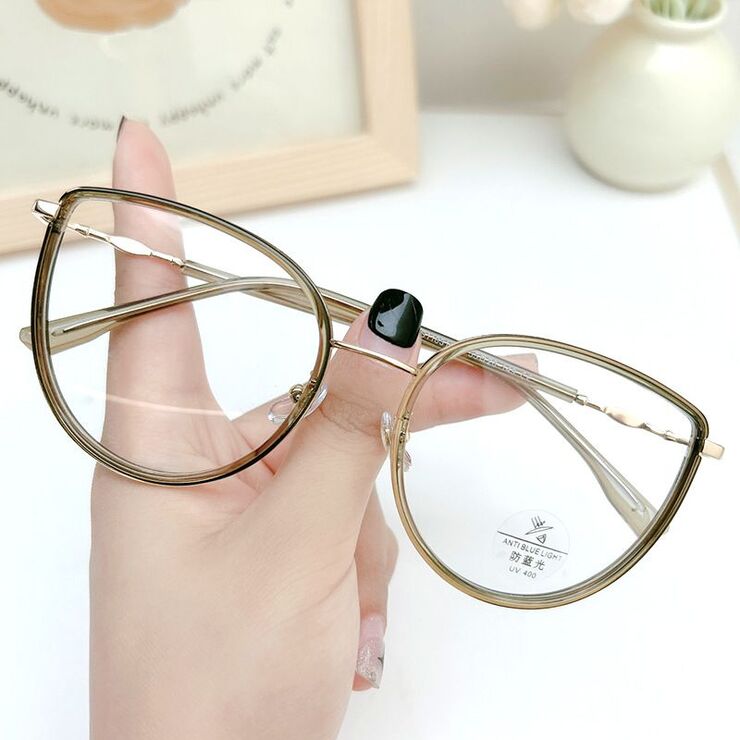 Combined frame (metal + TR90) with Blue Ray Cut protection lenses MAMO S11831