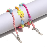 Цепочка для очков с бусинами из опала GL1257