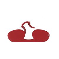 Очки-пенсне пластиковые для чтения прямоугольные с футляром 6006-方款, диоптрии от +1.00 до +3.00, РМЦ=62-64