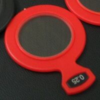 Меднабор из 266 пробных линз в пластиковых оправах в алюминиевом кейсе, 38/25 мм