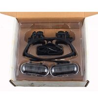 Очки-лупа с подсветкой для работы с мелкими деталями, со сменными насадками 9892G, увеличение: 10X, 15X, 20X, 25X