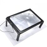 Tabletop magnifying glass with backlight 2121-USB-XX, magnification: 2,5X