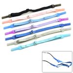 Шнурок-резинка - фиксатор для очков эластичный с регулируемой длиной, 31.3 см, крепление - Ø4 мм