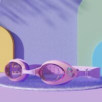 Очки для плавания детские (3-14 лет) водонепроницаемые с защитой от запотевания, с коробкой, 1700-2-YU