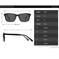 Plastic retro sunglasses for women Elit 35017-EL