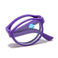 Очки пластиковые для чтения, складные, мультифокусные с футляром, защитой Blue ray cut, диоптрии от +1.00 до +6.00, KY666变焦老花