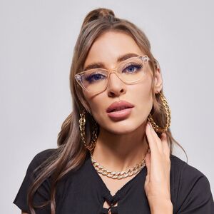 Plastic frame with anti-blue light protection lenses, with spring hinges Elit 5713-EL