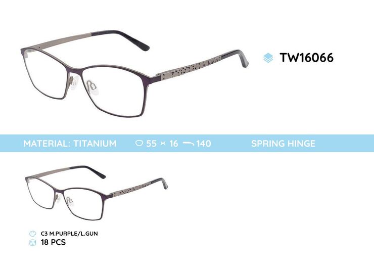 Оправа металлическая титановая TW16066