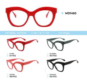 Plastic acetate eyeglasses frame for women WD1460