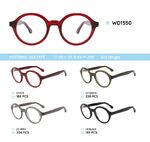 Plastic acetate eyeglasses frame for women WD1550