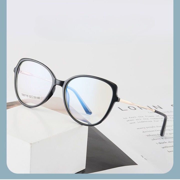 TR90 plastic frame or glasses with blue light protection, with spring hinges FA87115