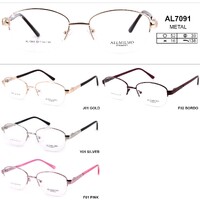 Metal eyeglass frame, material steel Allmilmo AL7091