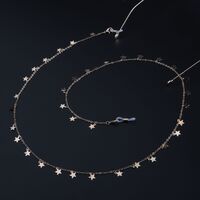 Металлическая нескользящая цепочка золотого цвета, со звездами, для очков и масок GL881