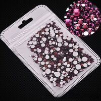 Набор страз с плоским дном для украшения оправ и очков, 39 цветов, PD0006