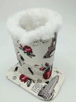 Eyeglasses and accessories plush case stand holder H002-HE