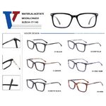 Plastic acetate + metal frame with spring hinges CH6203-DA