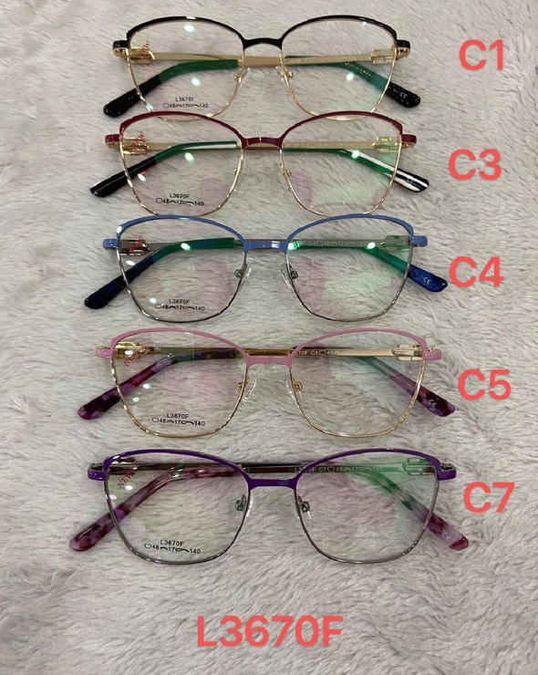 Metal frames for glasses L3670F