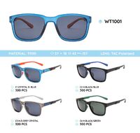 Plastic acetate frame polarized sunglasses WT1001