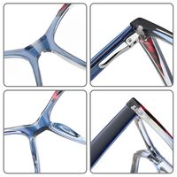 TR90 plastic frame or glasses with blue light protection, with spring hinges FA87233