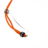 Шнурок-фиксатор для очков резиновый 54 см, отверстие Ø4 мм