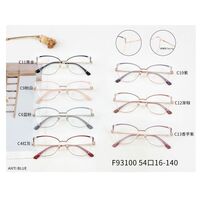 Metal frame MAMO with Blue Ray Cut protection lenses and flex F93100