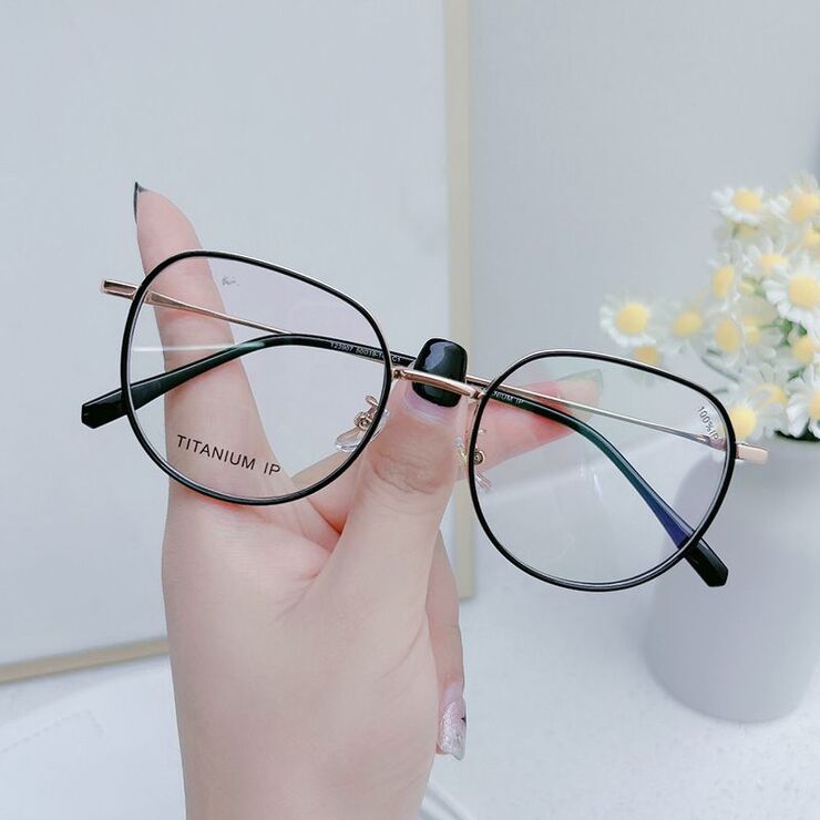 Titanium + plastic TR90 extralight frame MAMO T23907