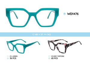 Plastic acetate eyeglasses frame for women WD1476