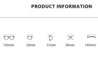 Очки пластиковые TR90 легкие с защитой от синего света Blue Block FENQI F8043