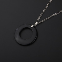 Металлическая нескользящая цепочка серебряного цвета, с акриловой подвеской, для очков и масок GL933