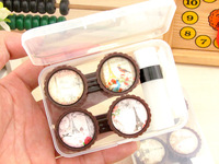Mini set with contact lens cases ZZ001Tower, 2pcs