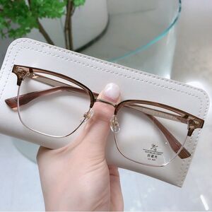 Оправа полуободковая комбинированная (металл + TR90) с линзами Blue Ray Cut MAMO S119111