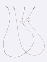 Цепочка для очков из акрила молочного цвета GL1233