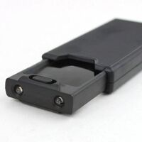 Лупа складная с универсальной подсветкой 9581-XX, размеры: 60*32 мм, ⌀9 мм. Увеличение: 2,5Х, 45Х 