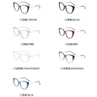 TR90 plastic frame or glasses with blue light protection, with spring hinges FA87053