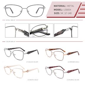 Metal frame with spring hinges LE8854-DA