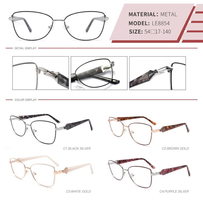 Оправа металлическая с флексом LE8854-DA