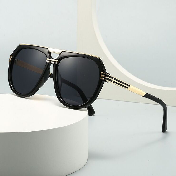 Plastic + metal retro sunglasses for men Elit LH178-EL