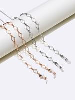 Набор из двух розовых и фиолетовых цепочек для акриловых очков GM097