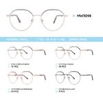 Оправа для очков металлическая женская с флексом MW3098