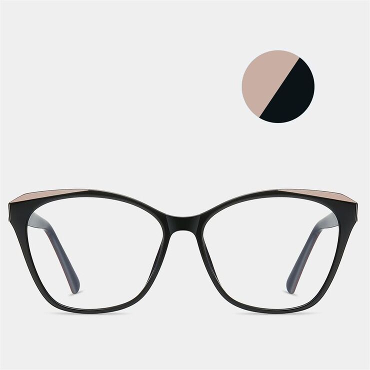 TR90 plastic frame or glasses with blue light protection, with spring hinges FA87219