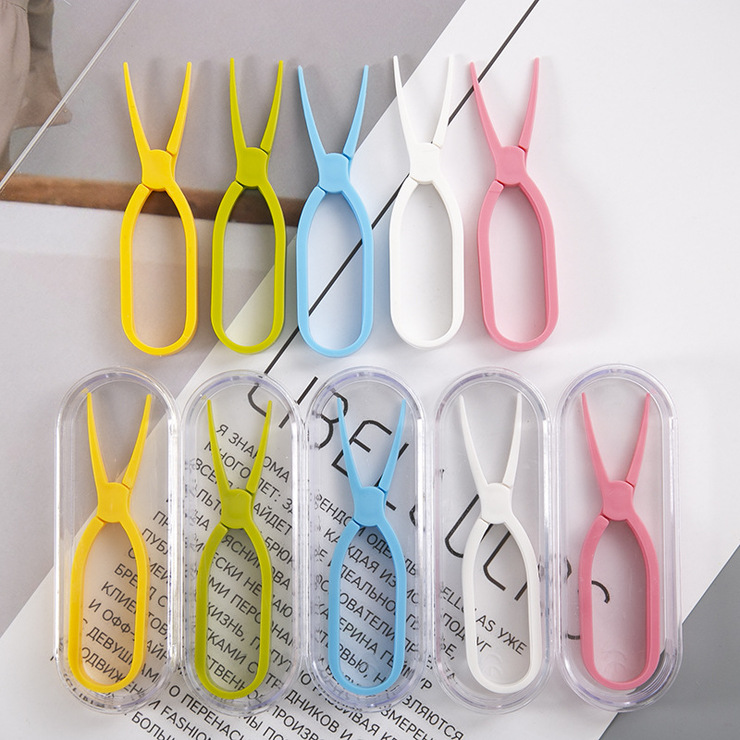 Пинцет силиконовый 7,7см в индивидуальной коробочке PC-339-1 镊子 - 剪刀 带盒子的夹子