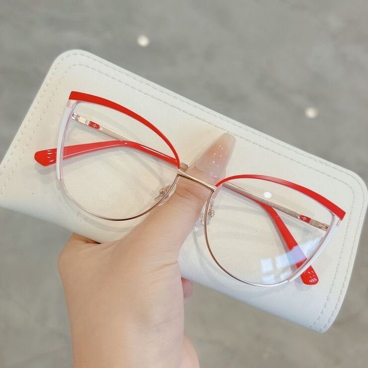 Combined frame (metal + TR90) with Blue Ray Cut protection lenses MAMO F93035