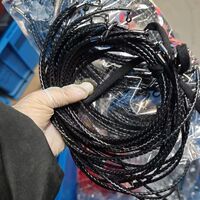 Glasses leather string cord in individual packaging, 73 cm length 